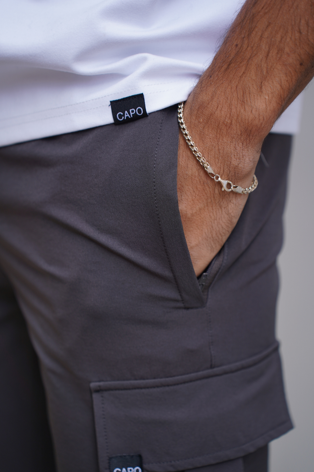 Capo UTILITY Cargohose - Anthrazit