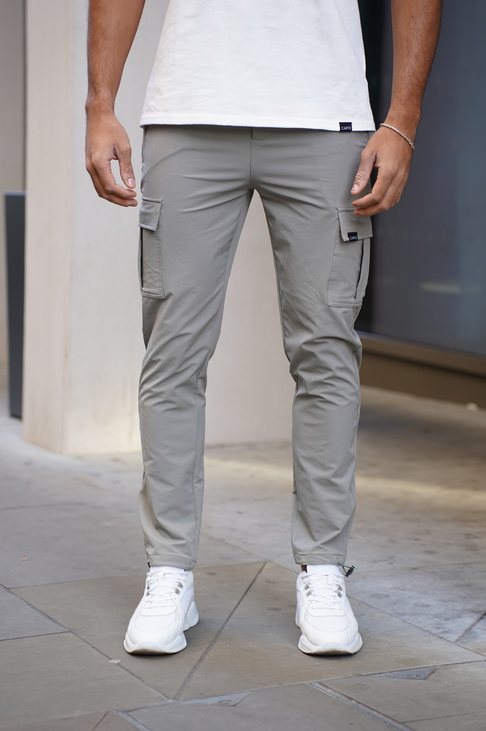 Capo UTILITY Cargo Pant Toggle V2 - Light Grey