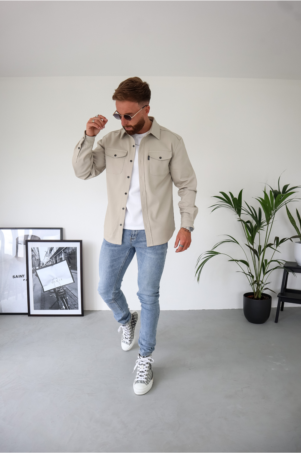 Capo OVERSHIRT - Light Stone