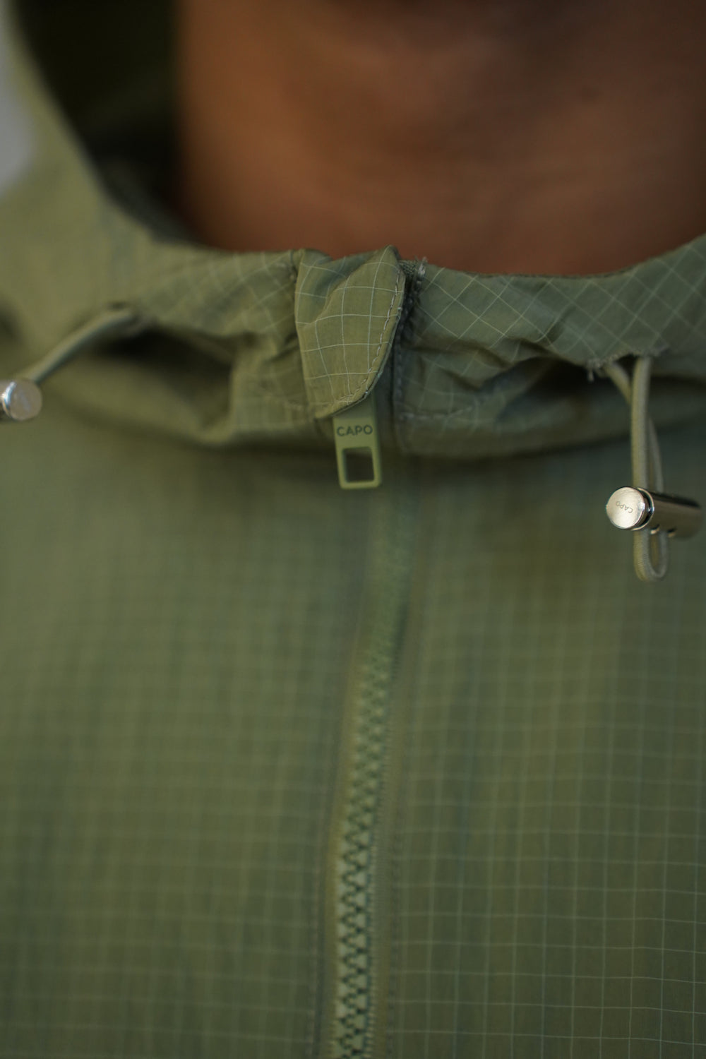 Capo Ripstop Leichte Jacke - Olivgrün