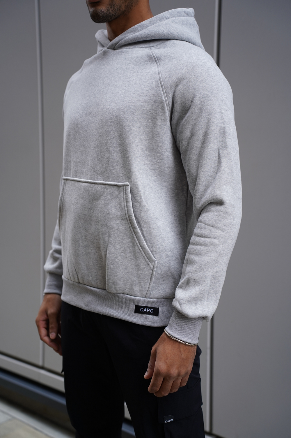 Capo RAGLAN Hoodie - Light Grey