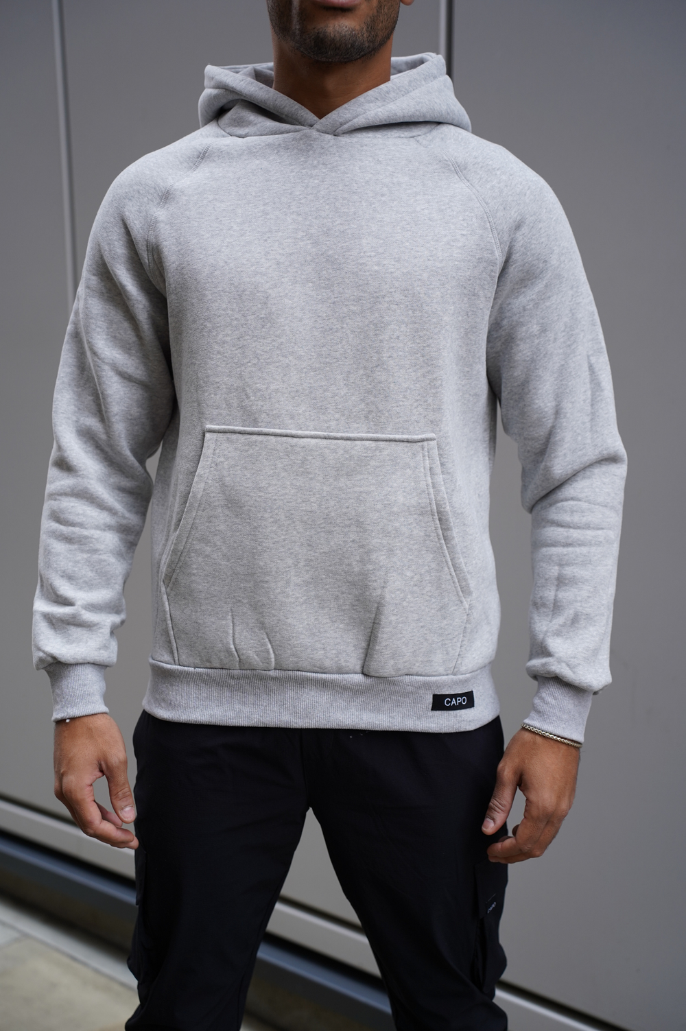 Capo RAGLAN Hoodie - Light Grey