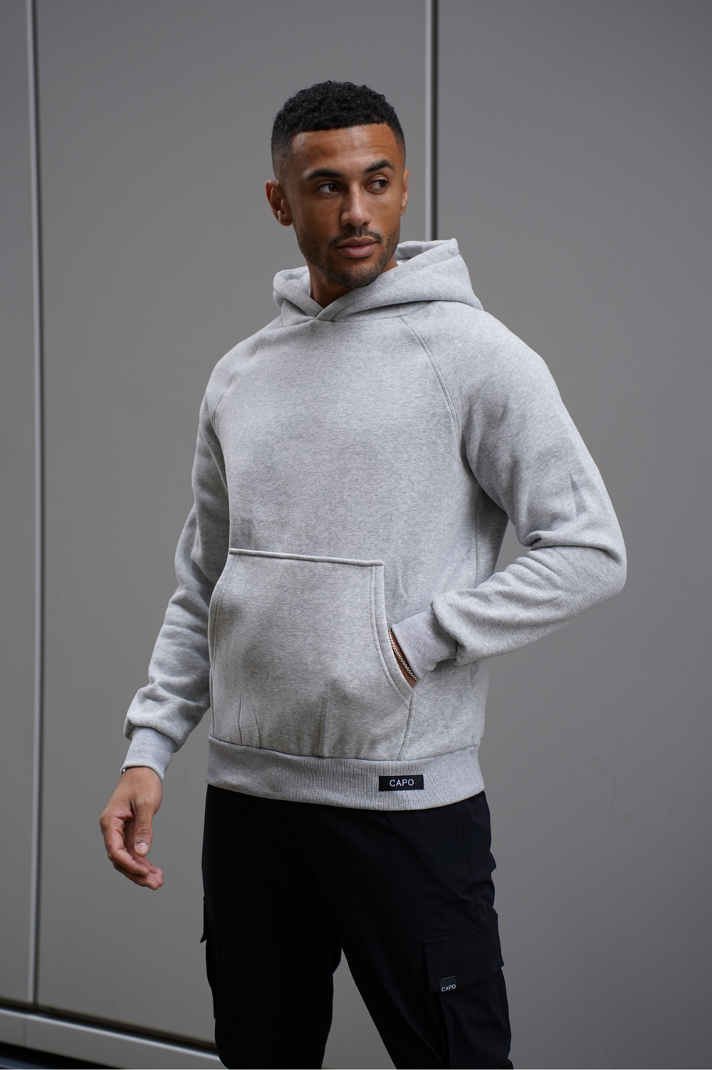 Capo RAGLAN Hoodie - Light Grey