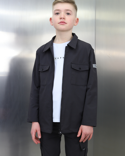 Capo KIDS - BUTTON Jacket - Charcoal