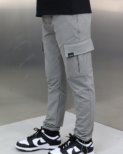 Capo KIDS - UTILITY Cargo Pant Toggle V2 - Light Grey