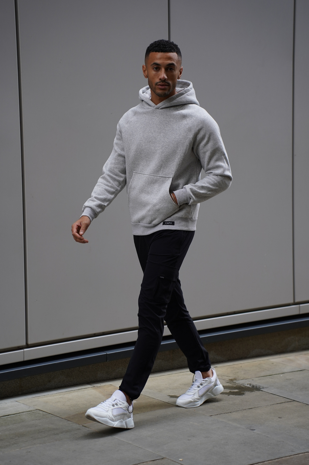 Capo RAGLAN Hoodie - Light Grey