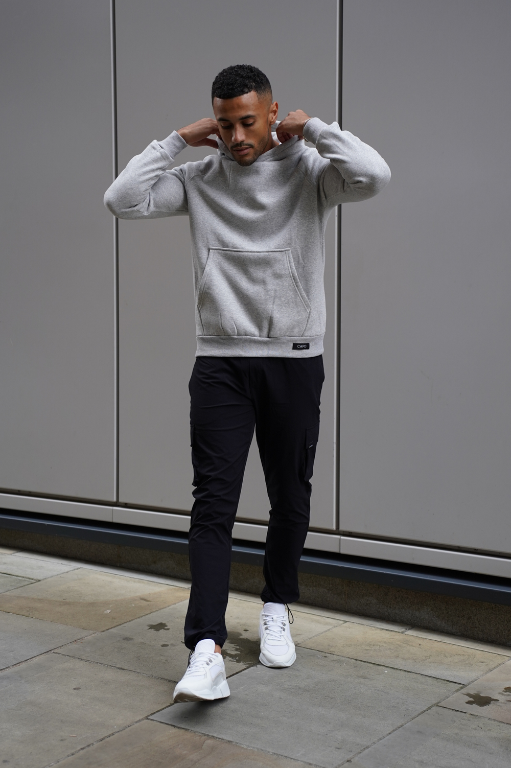 Capo RAGLAN Hoodie - Light Grey