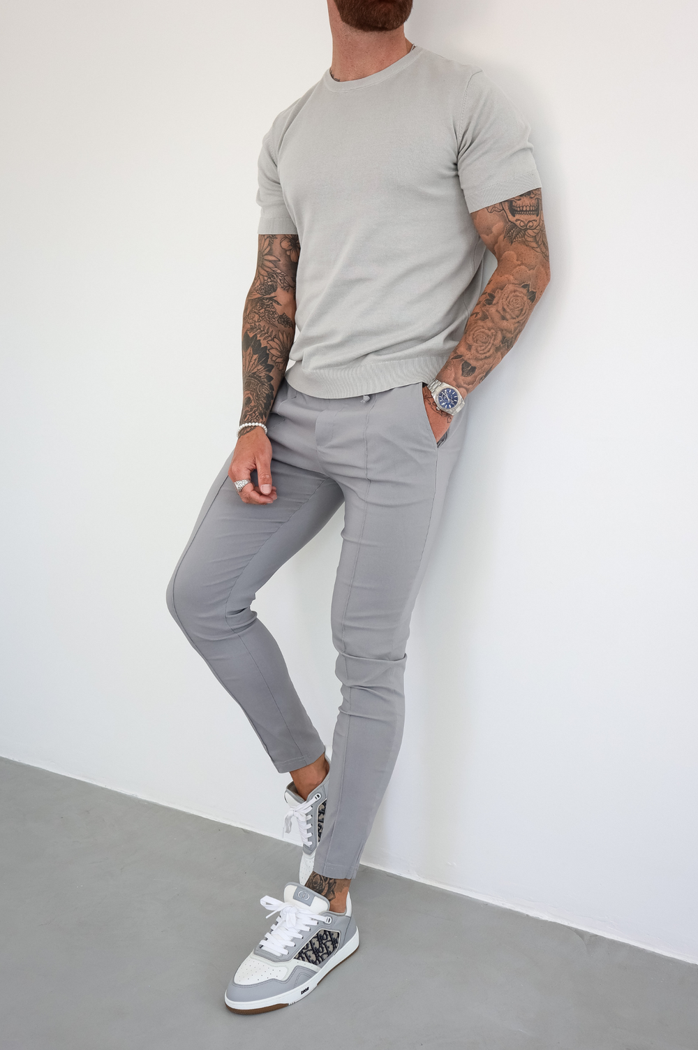 Capo Egyptian Cotton T-Shirt - Stone