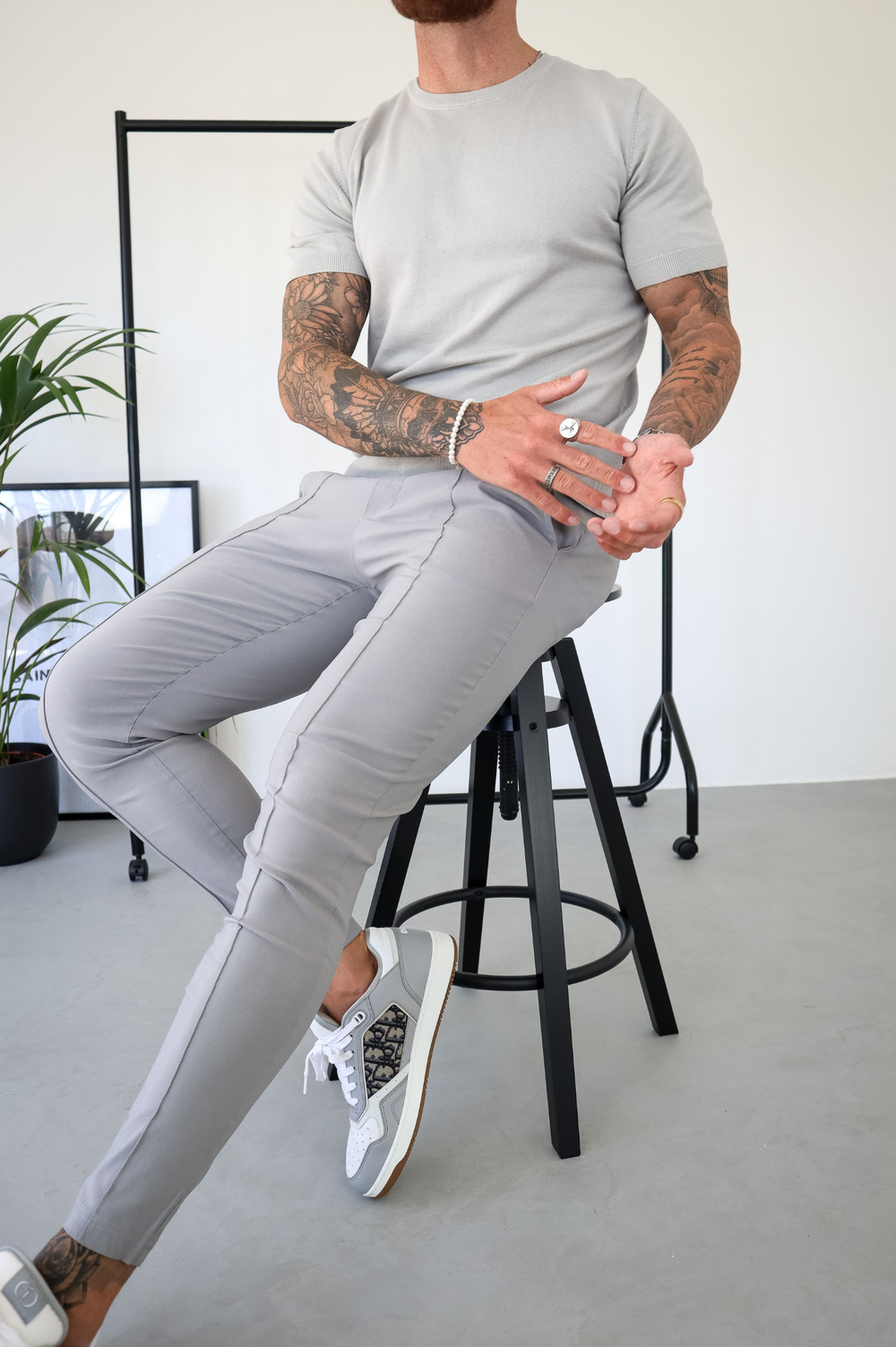 Capo Egyptian Cotton T-Shirt - Stone