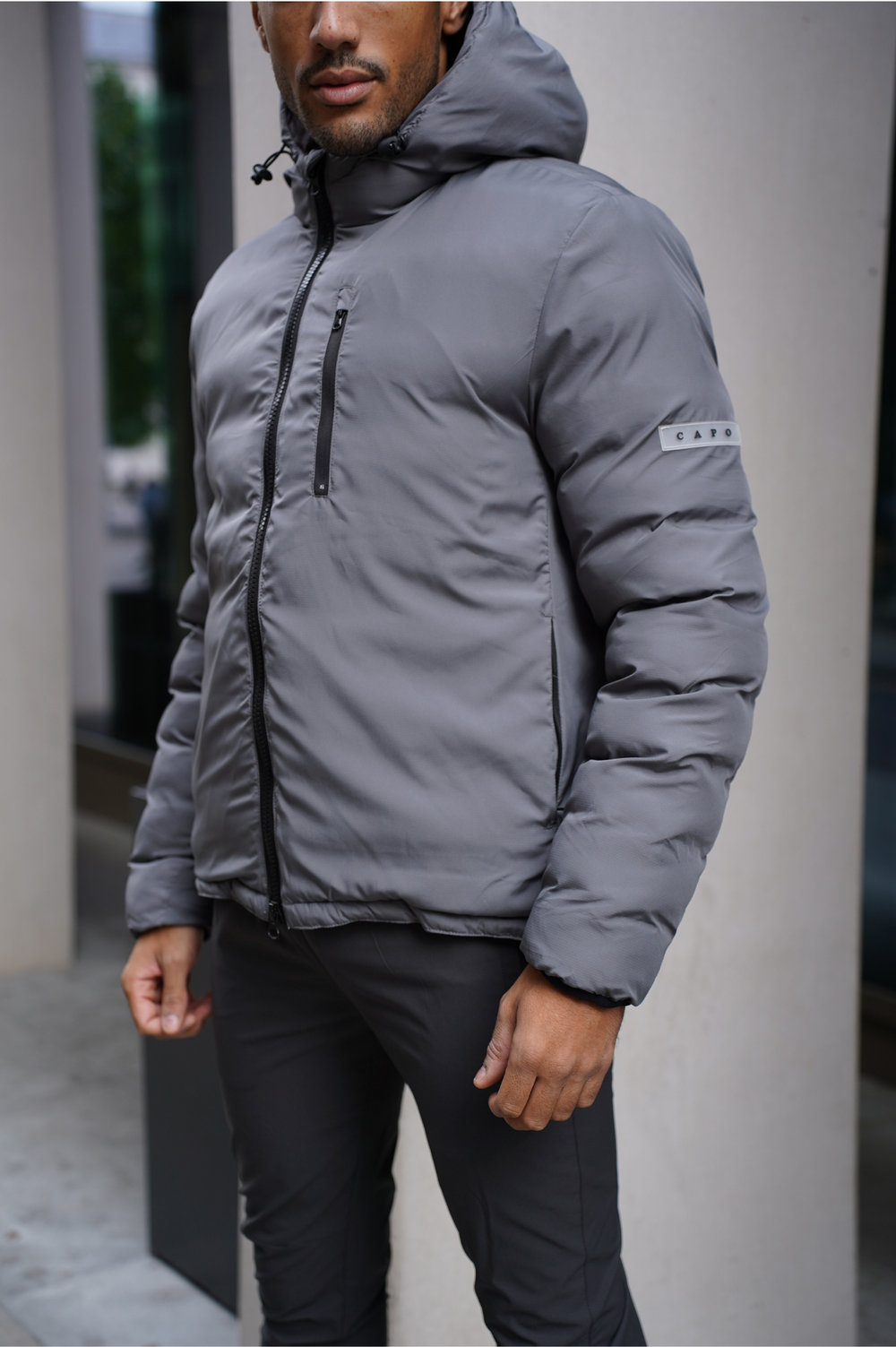 Capo BRIDGE Coat Jacket - Grey