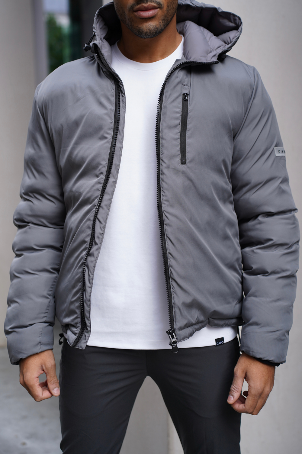 Capo BRIDGE Coat Jacket - Grey