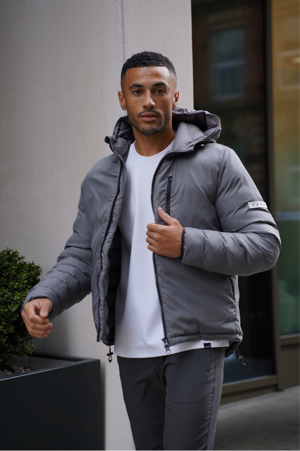 Capo BRIDGE Coat Jacket - Grey