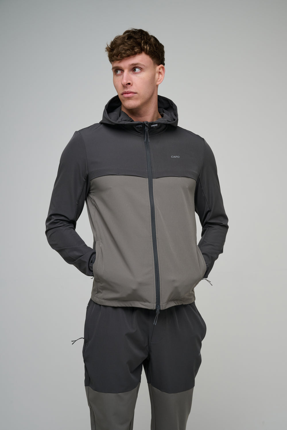 Capo Performance Tracksuit Jacket - Grey