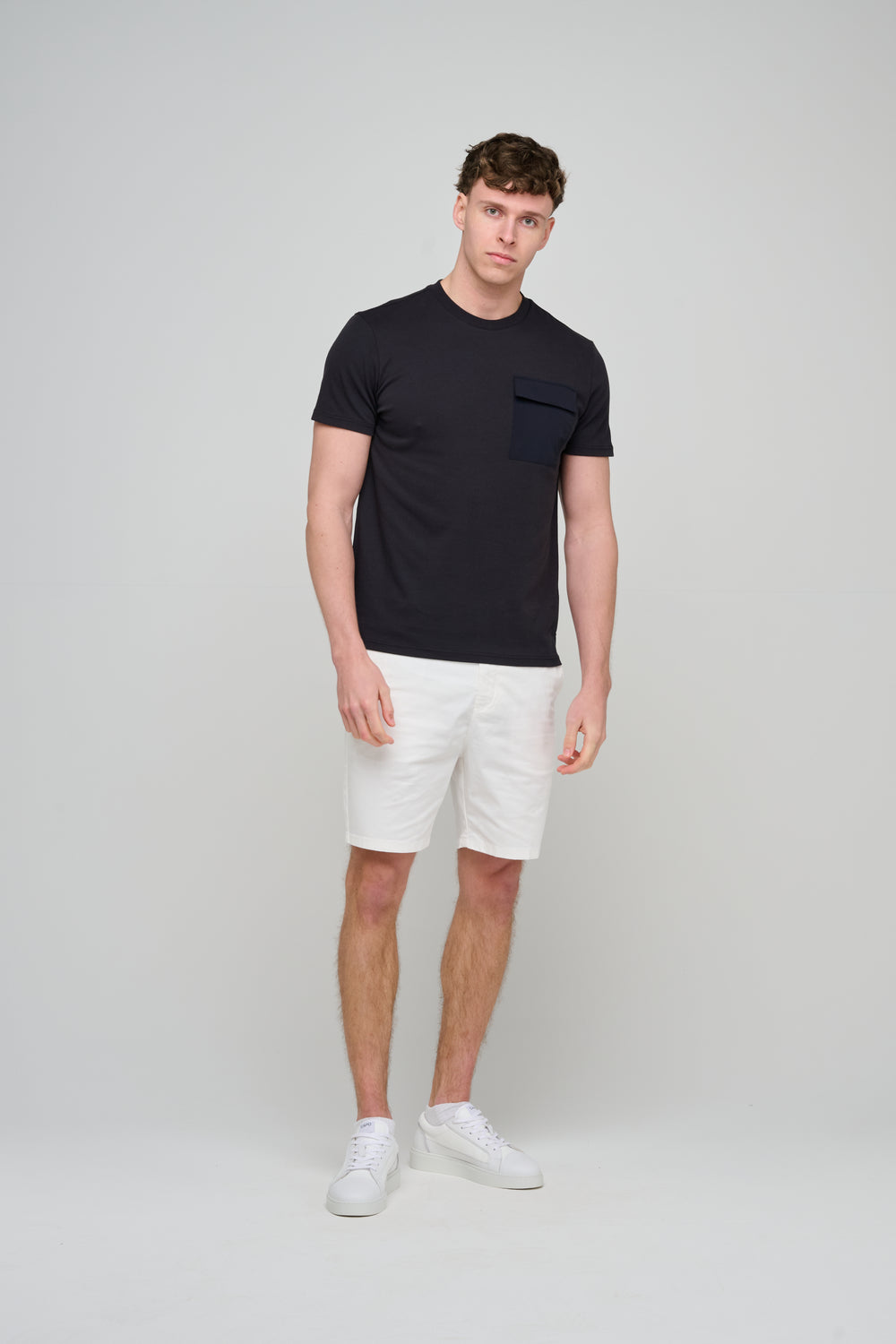 Capo Cargo Pocket T-Shirt - Black