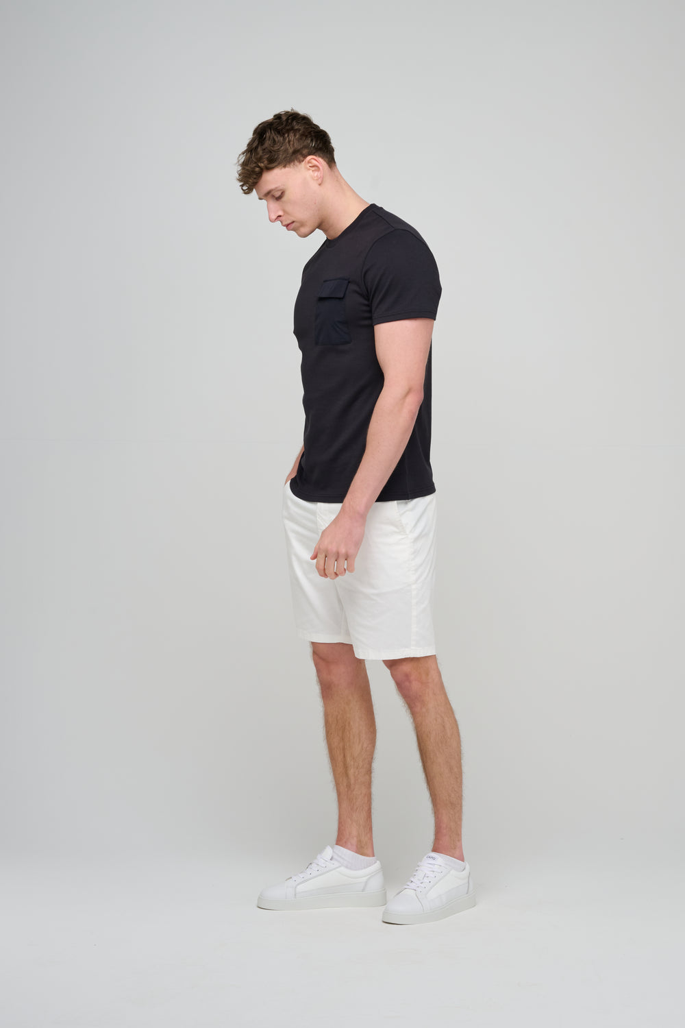 Capo Cargo Pocket T-Shirt - Black