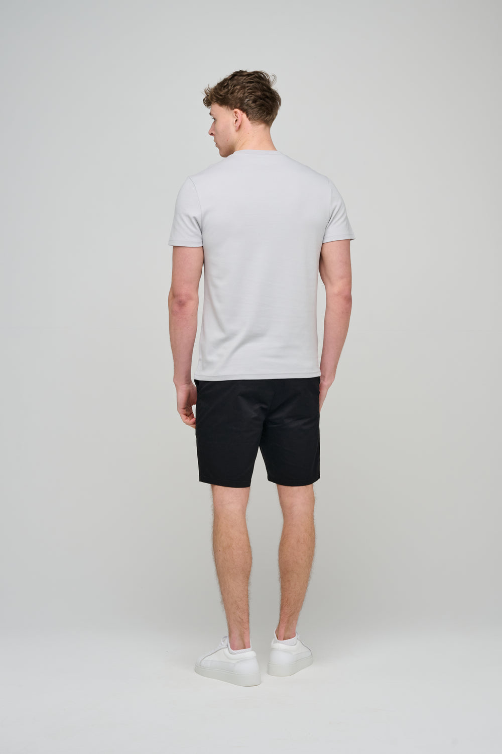 Capo Cargo Pocket T-Shirt - Light Grey