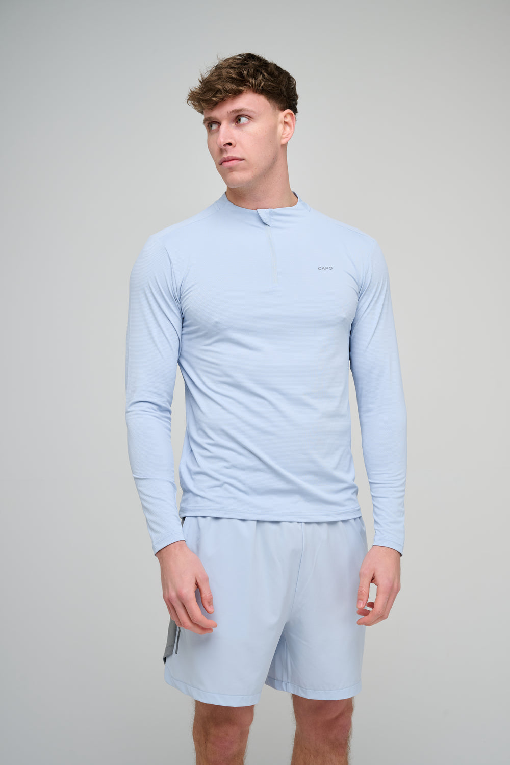 Capo Active Performance Shorts - Light Blue