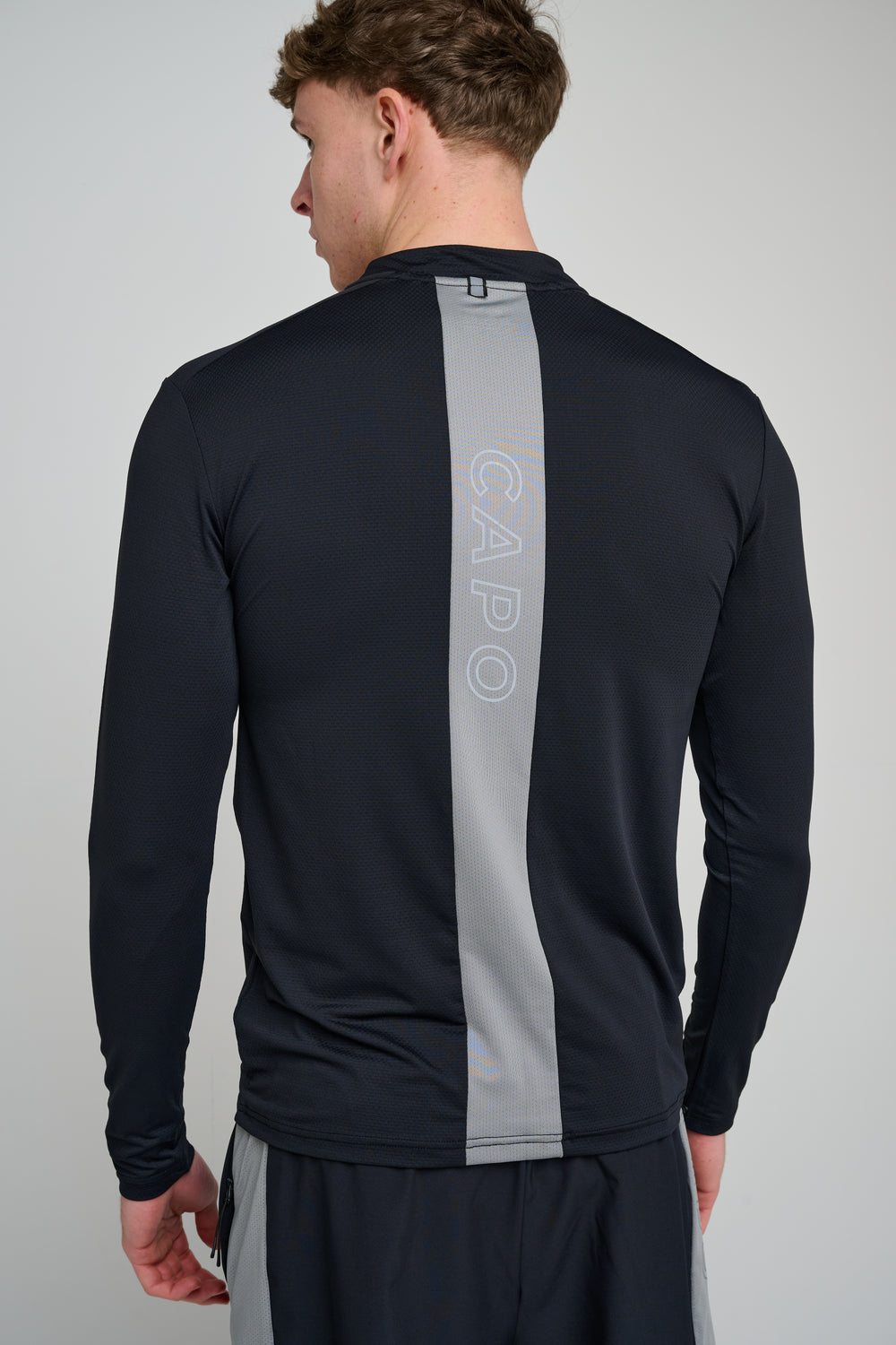 Capo Active Performance 1/4 Zip Top - Black