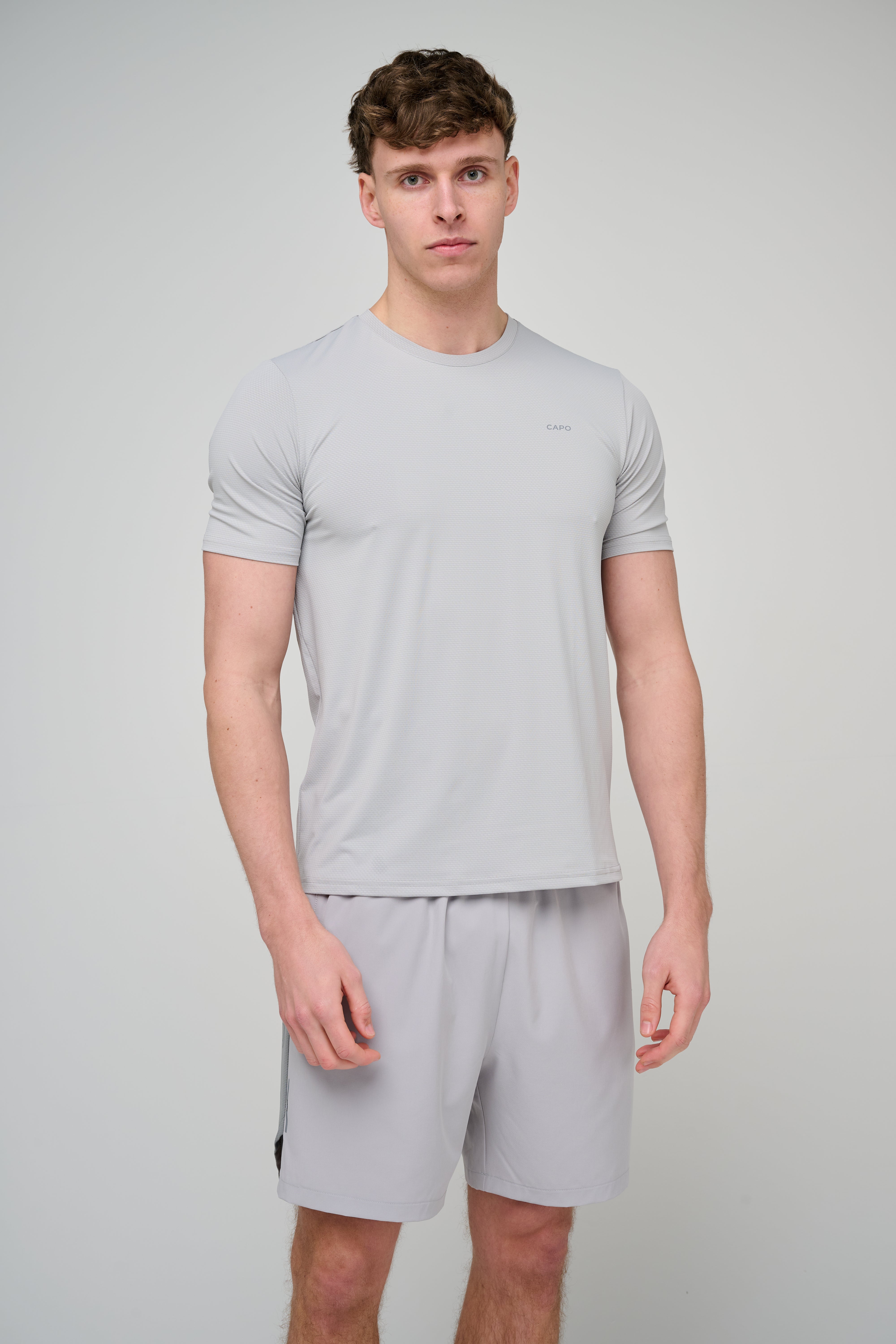 Capo Active Performance T-Shirt - Light Grey