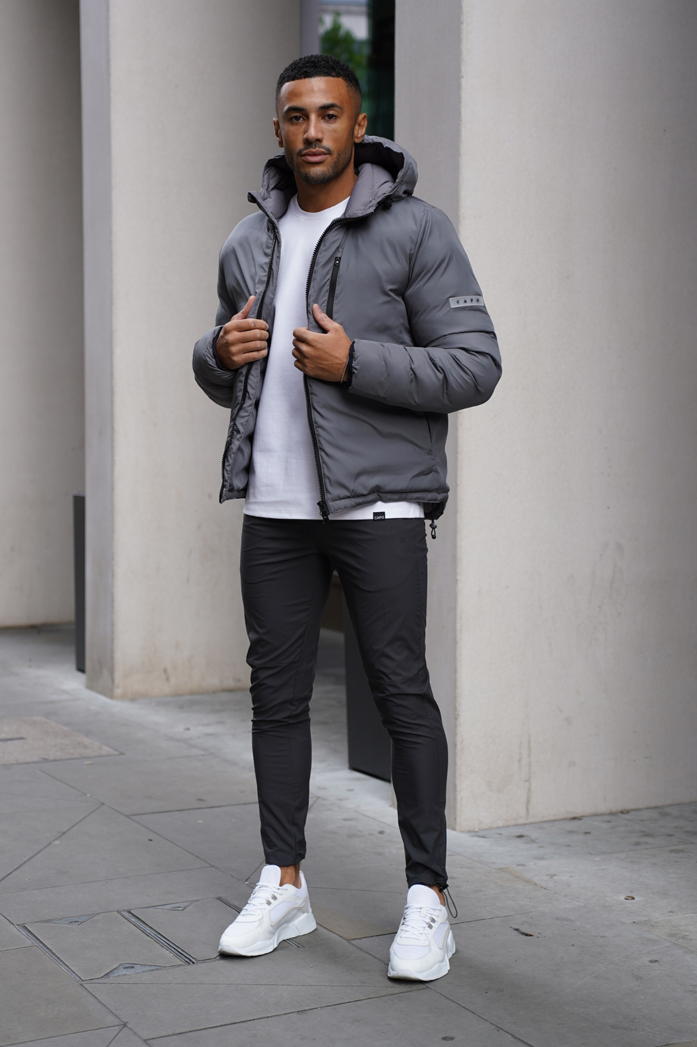 Capo BRIDGE Coat Jacket - Grey