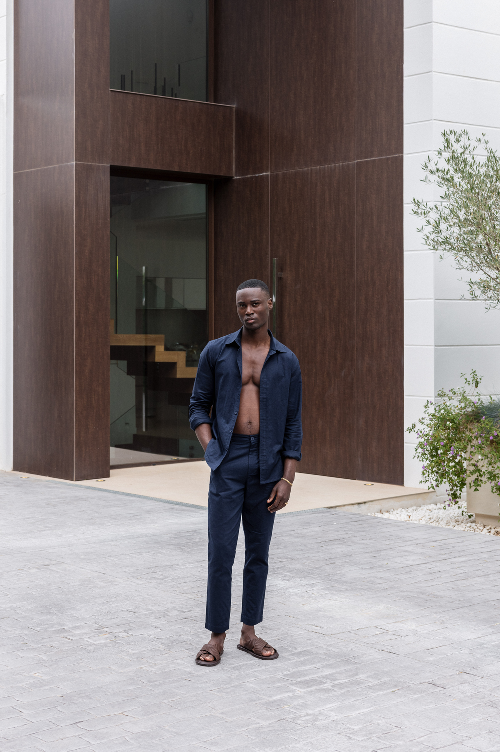 Capo LINEN Pant - Navy