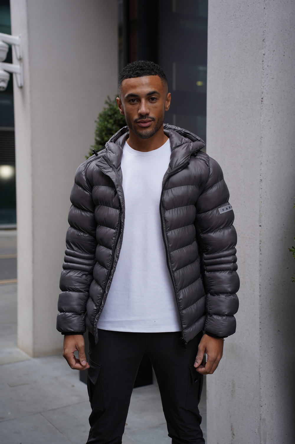 Capo PANEL Coat Jacket - Grey