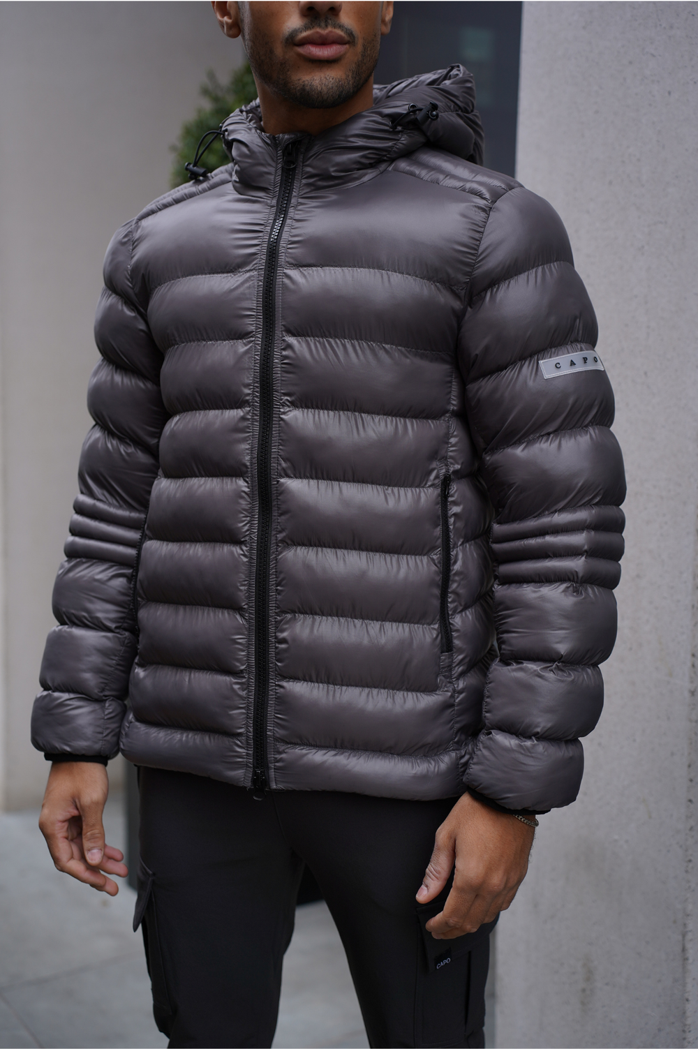 Capo PANEL Coat Jacket - Grey