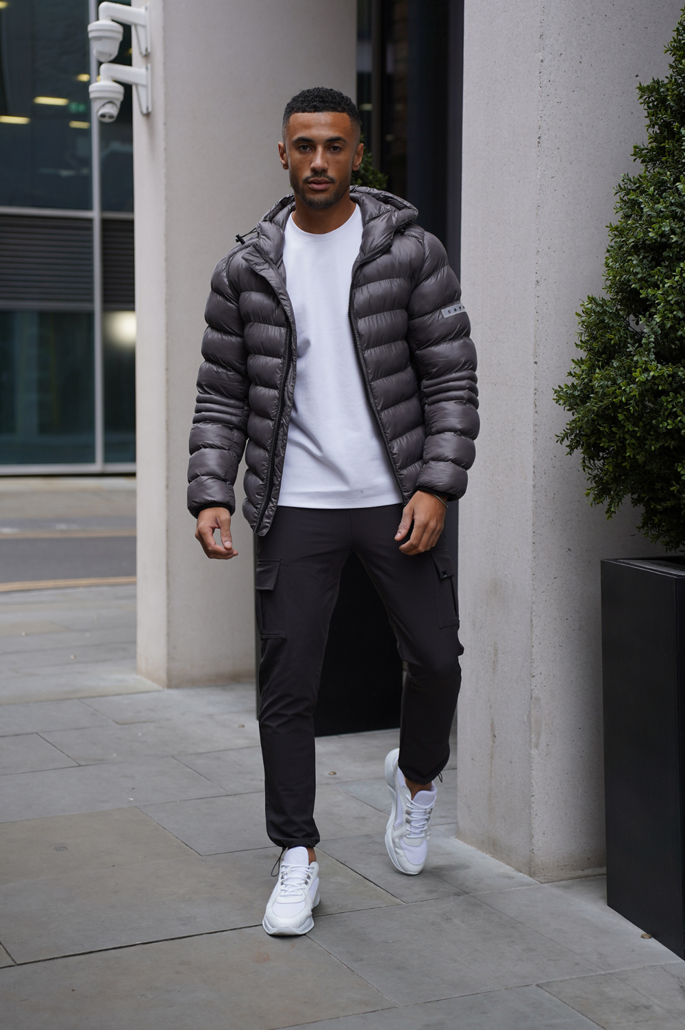 Capo PANEL Coat Jacket - Grey