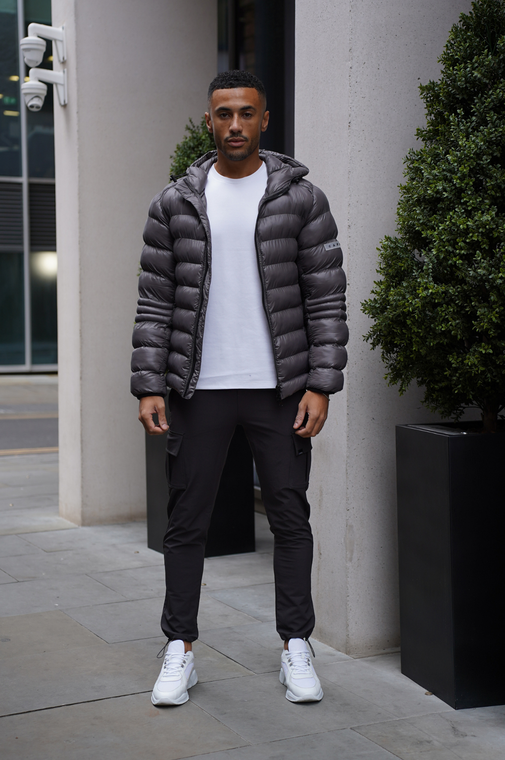 Capo PANEL Coat Jacket - Grey