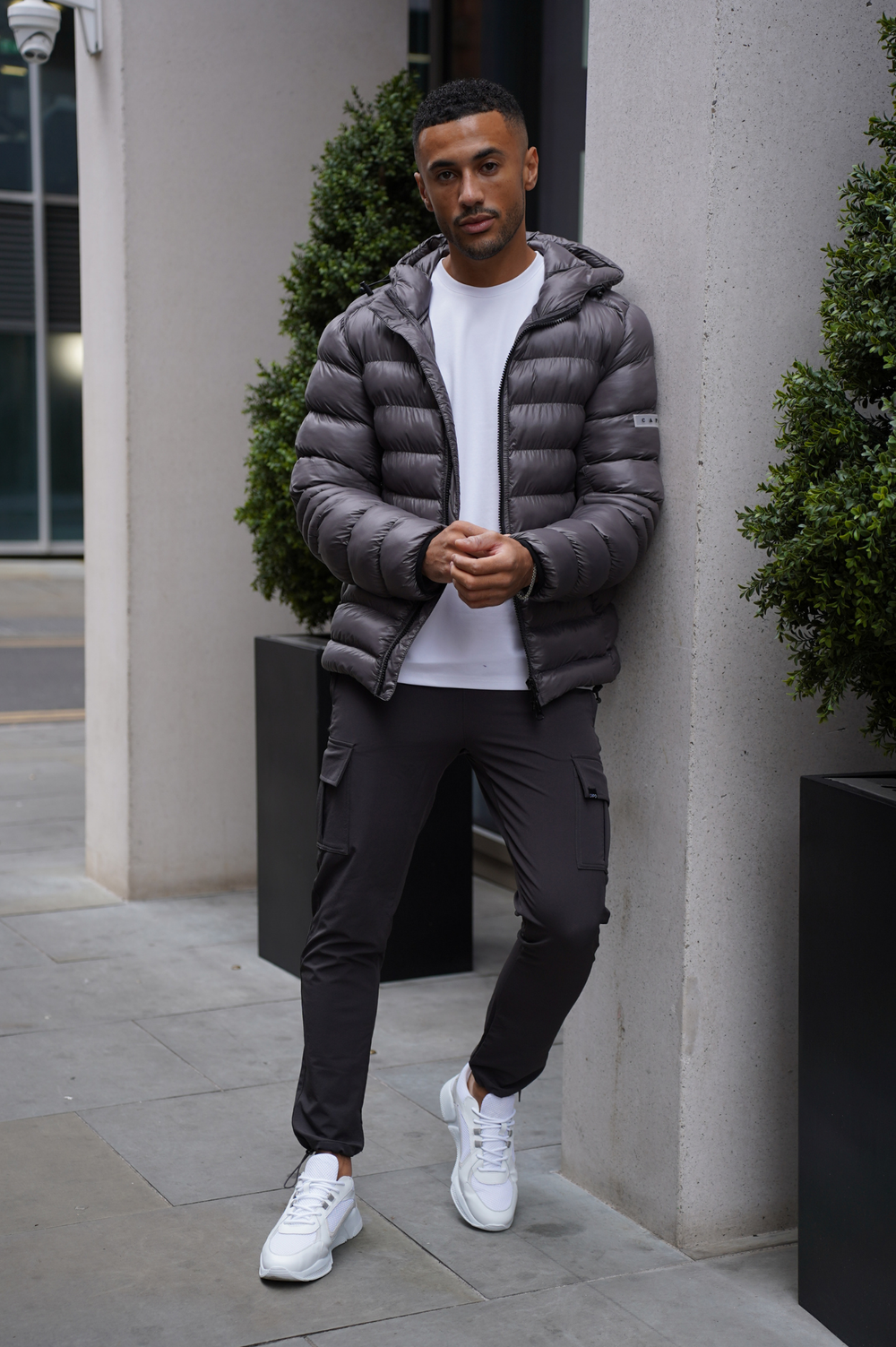 Capo PANEL Coat Jacket - Grey