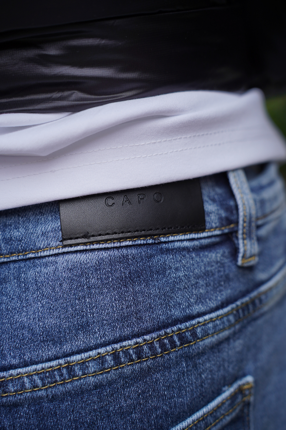 Capo Slim Fit Denim Jeans -Mid Blue