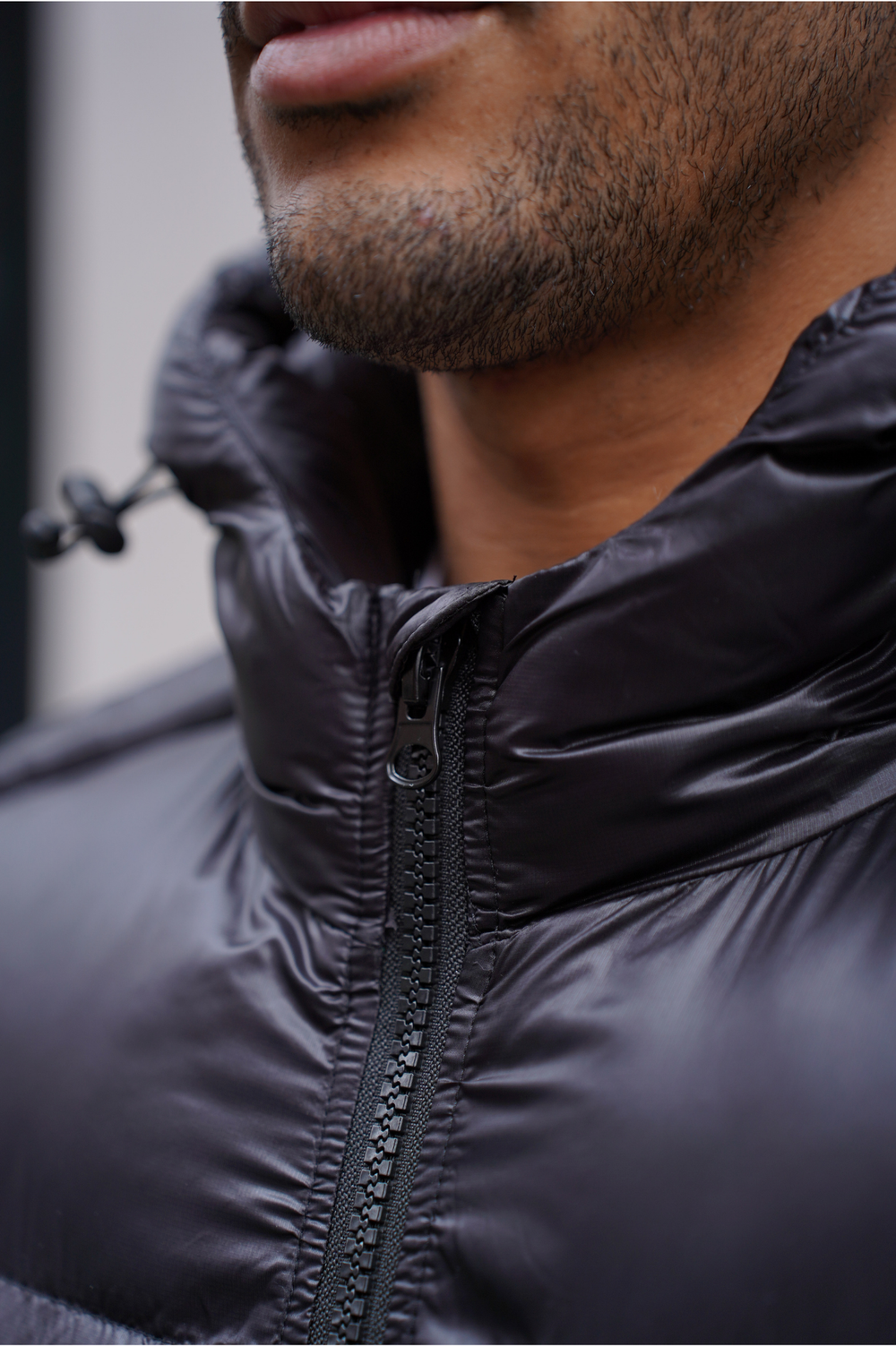 Capo PANEL Coat Jacket - Black
