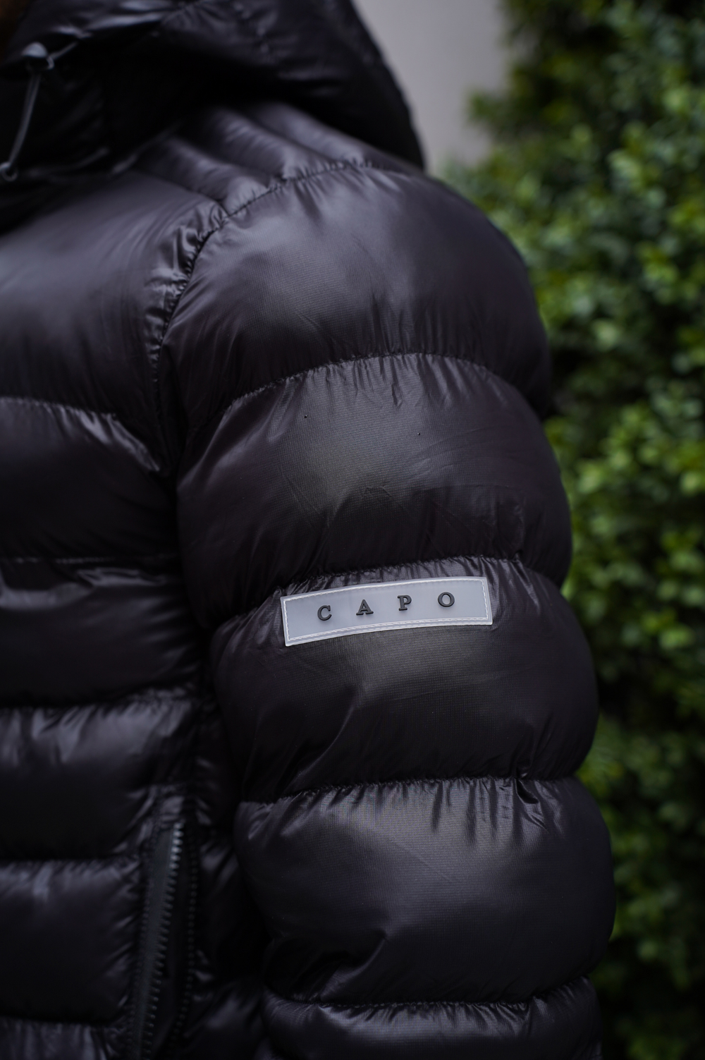 Capo PANEL Coat Jacket - Black