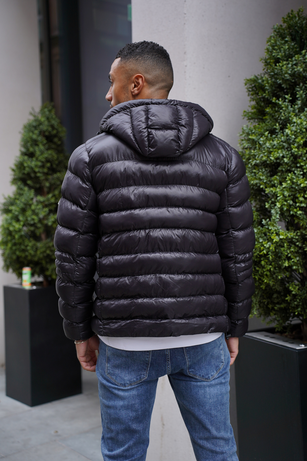 Capo PANEL Coat Jacket - Black