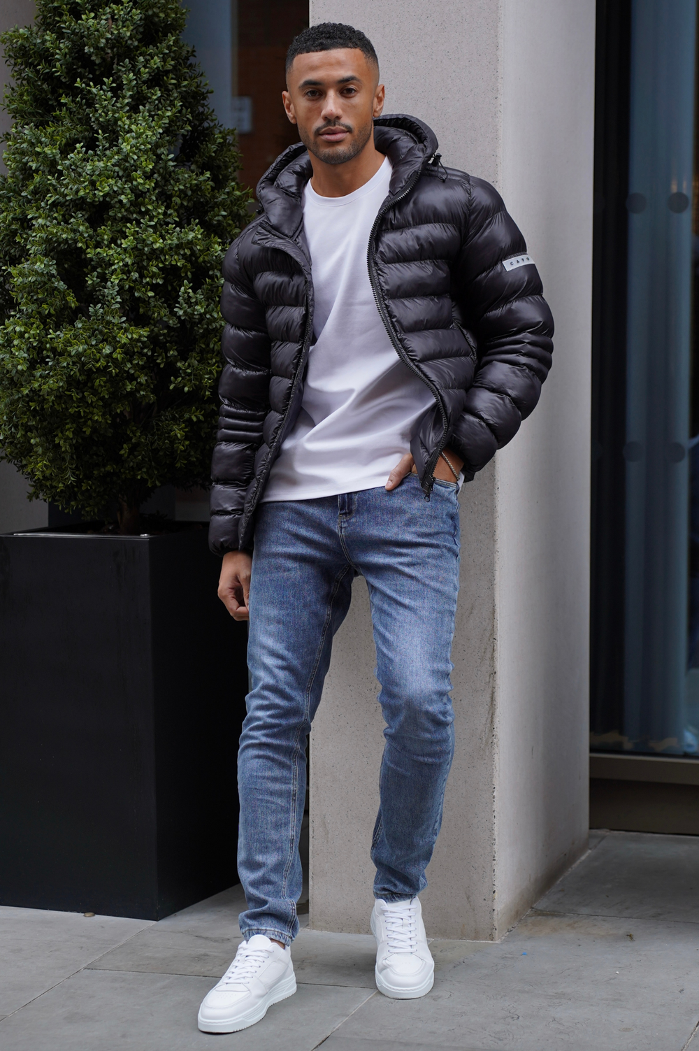 Capo Slim Fit Denim Jeans -Mid Blue