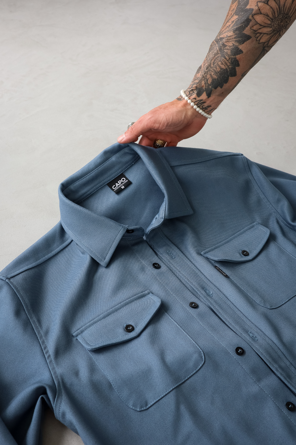 Capo OVERSHIRT - Steel Blue