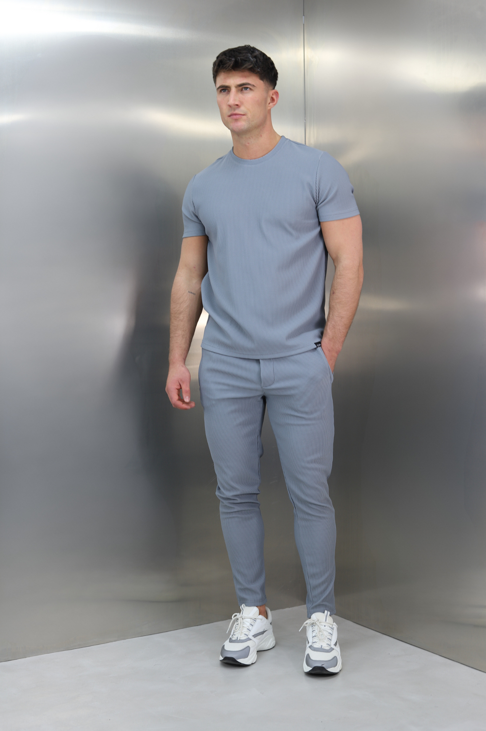 Capo PLEAT T-Shirt - Grey
