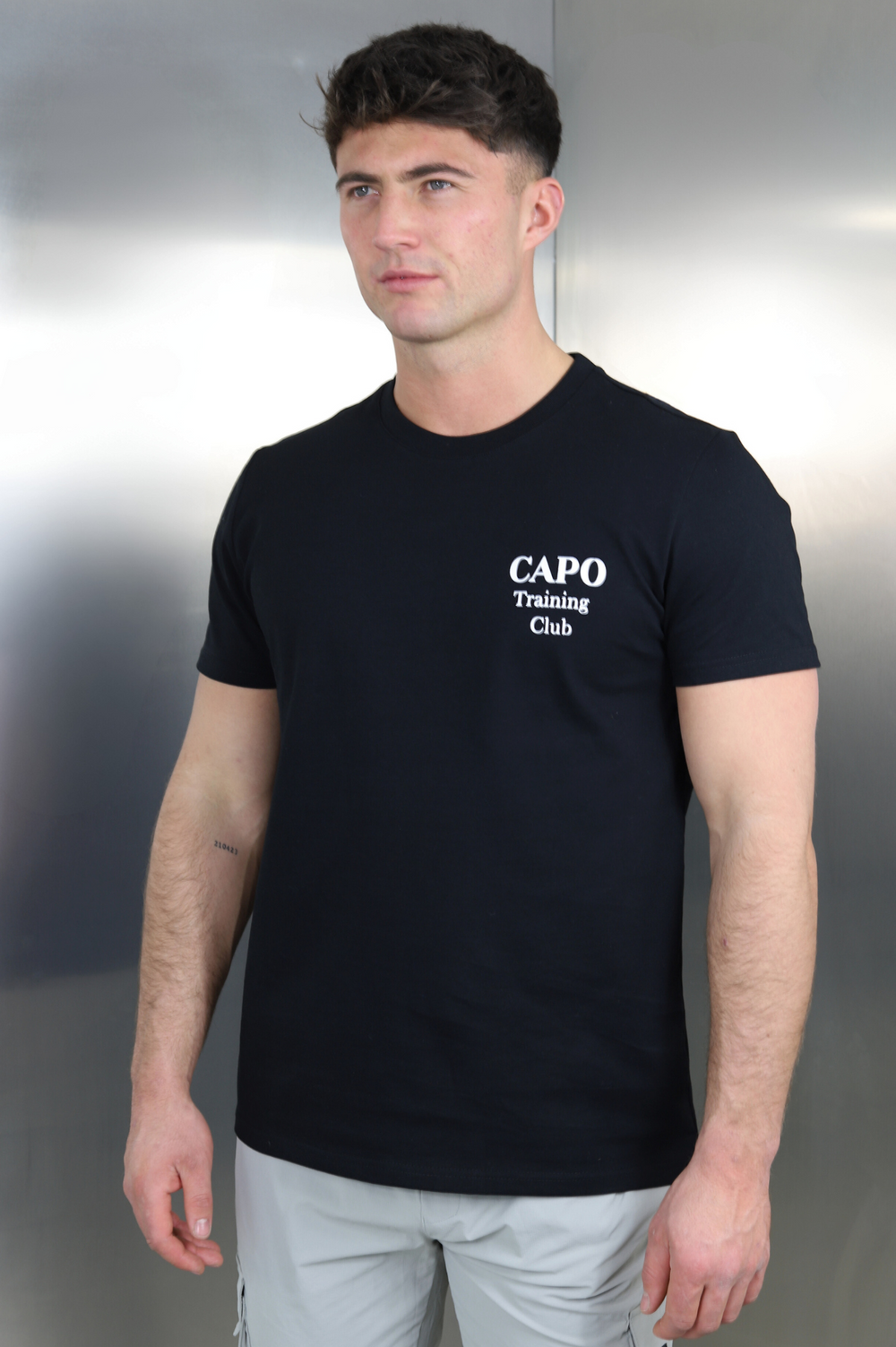 Capo TRAINING Club Print T-Shirt - Black