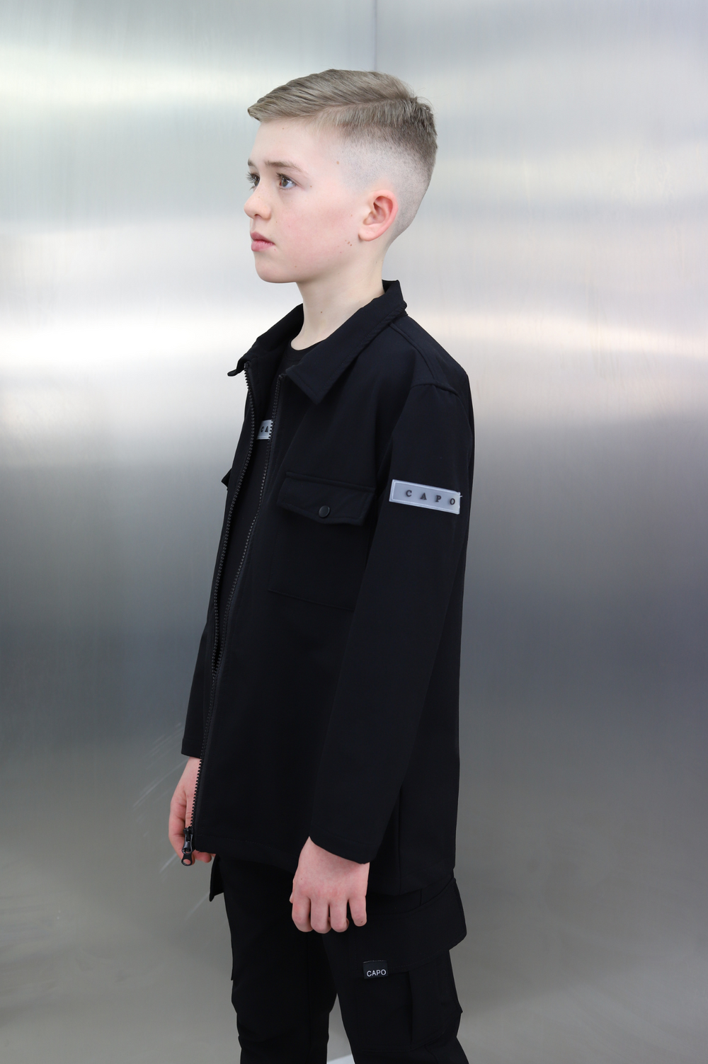 Capo KIDS - BUTTON Jacket - Black