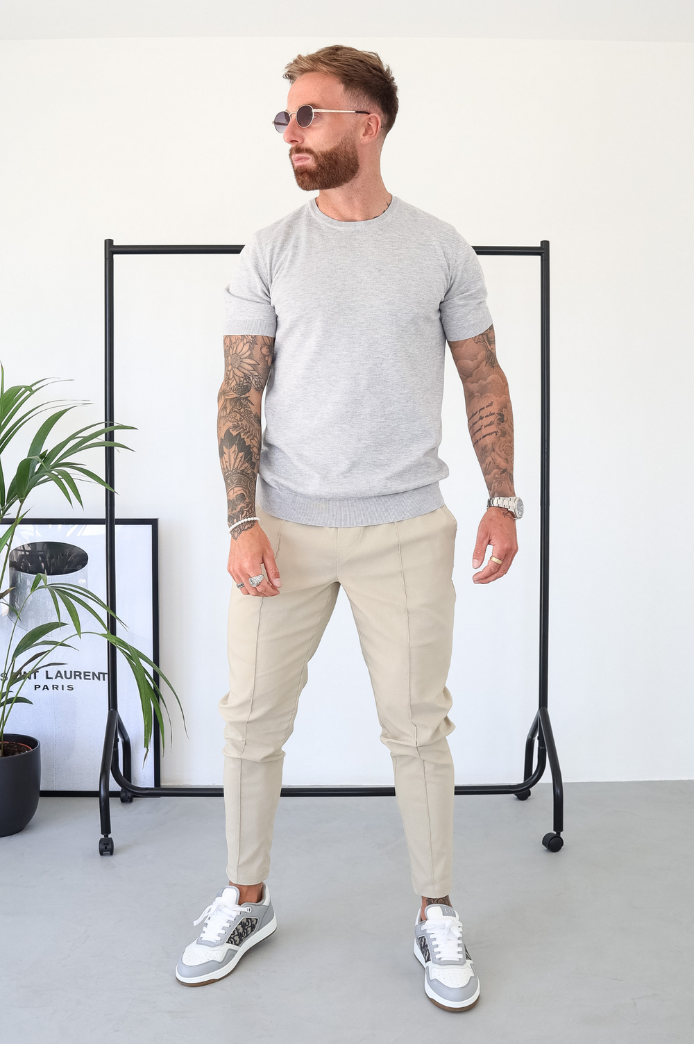 Capo Egyptian Cotton T-Shirt - Grey