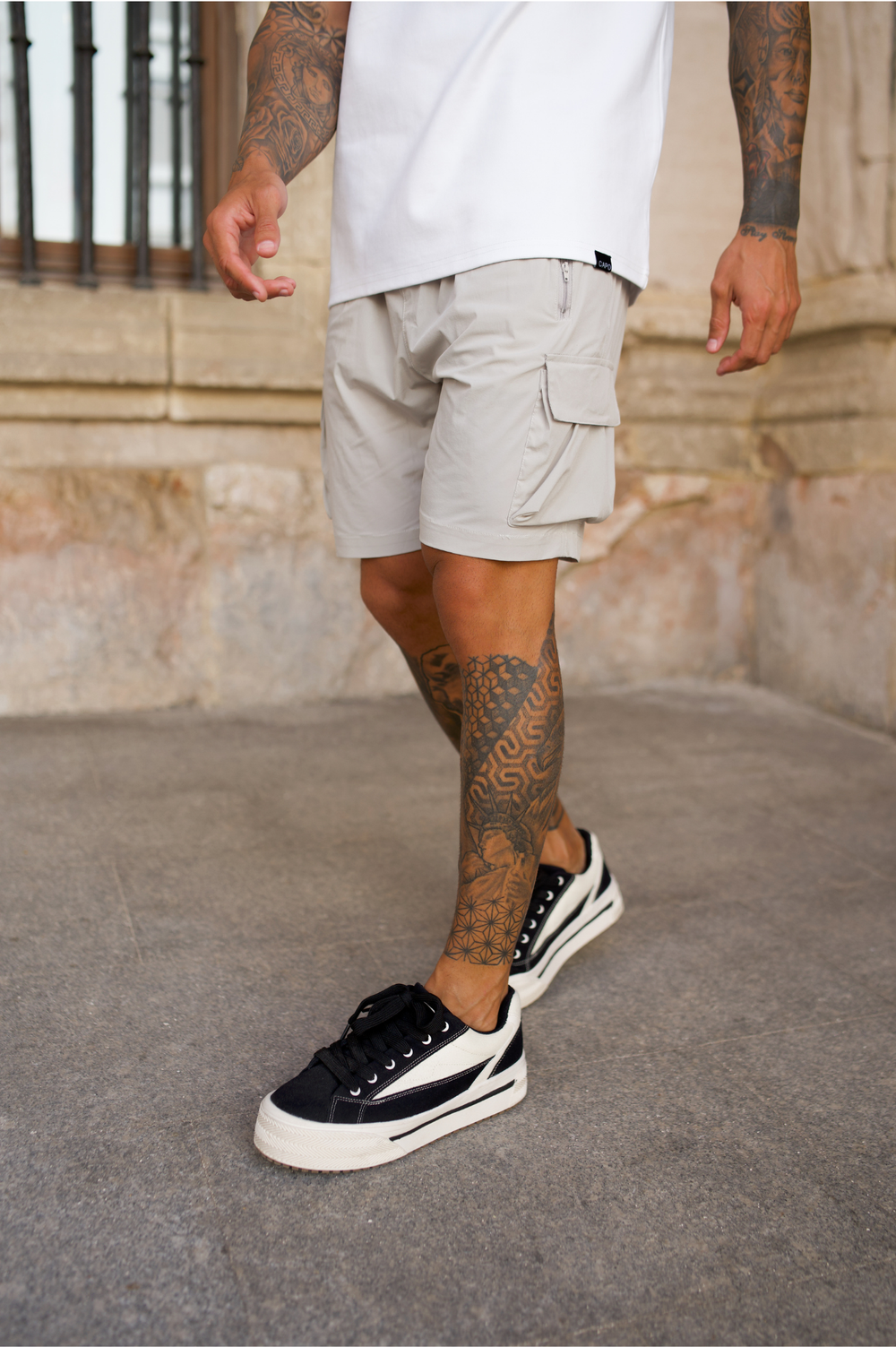 Capo LIGHTWEIGHT Cargo Short - Stone