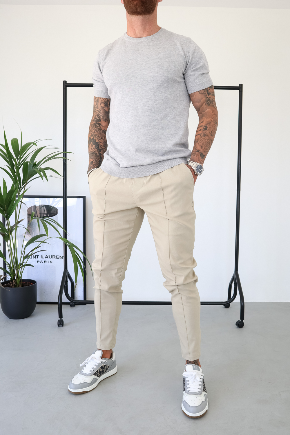 Capo Egyptian Cotton T-Shirt - Grey