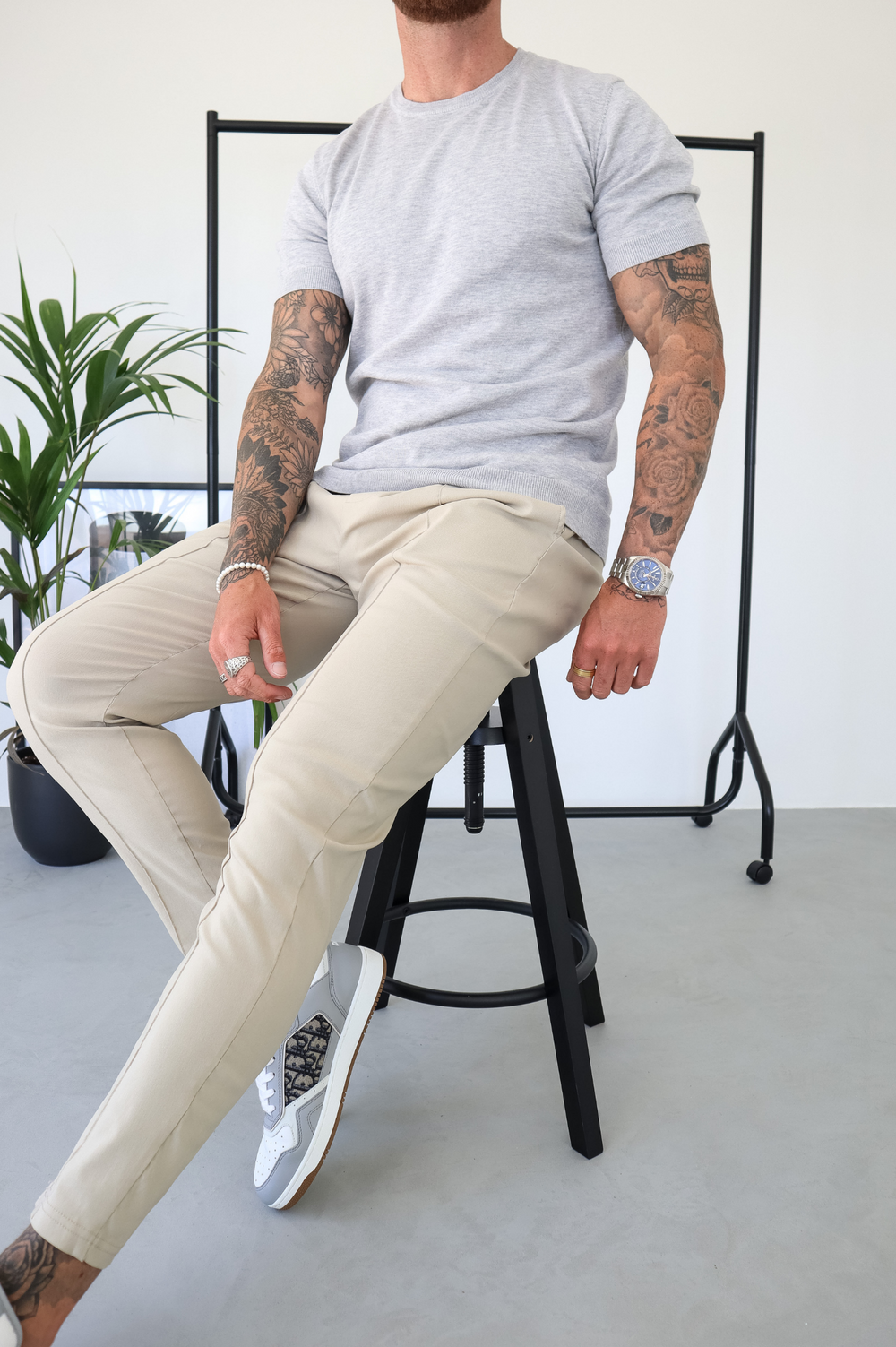 Capo Egyptian Cotton T-Shirt - Grey