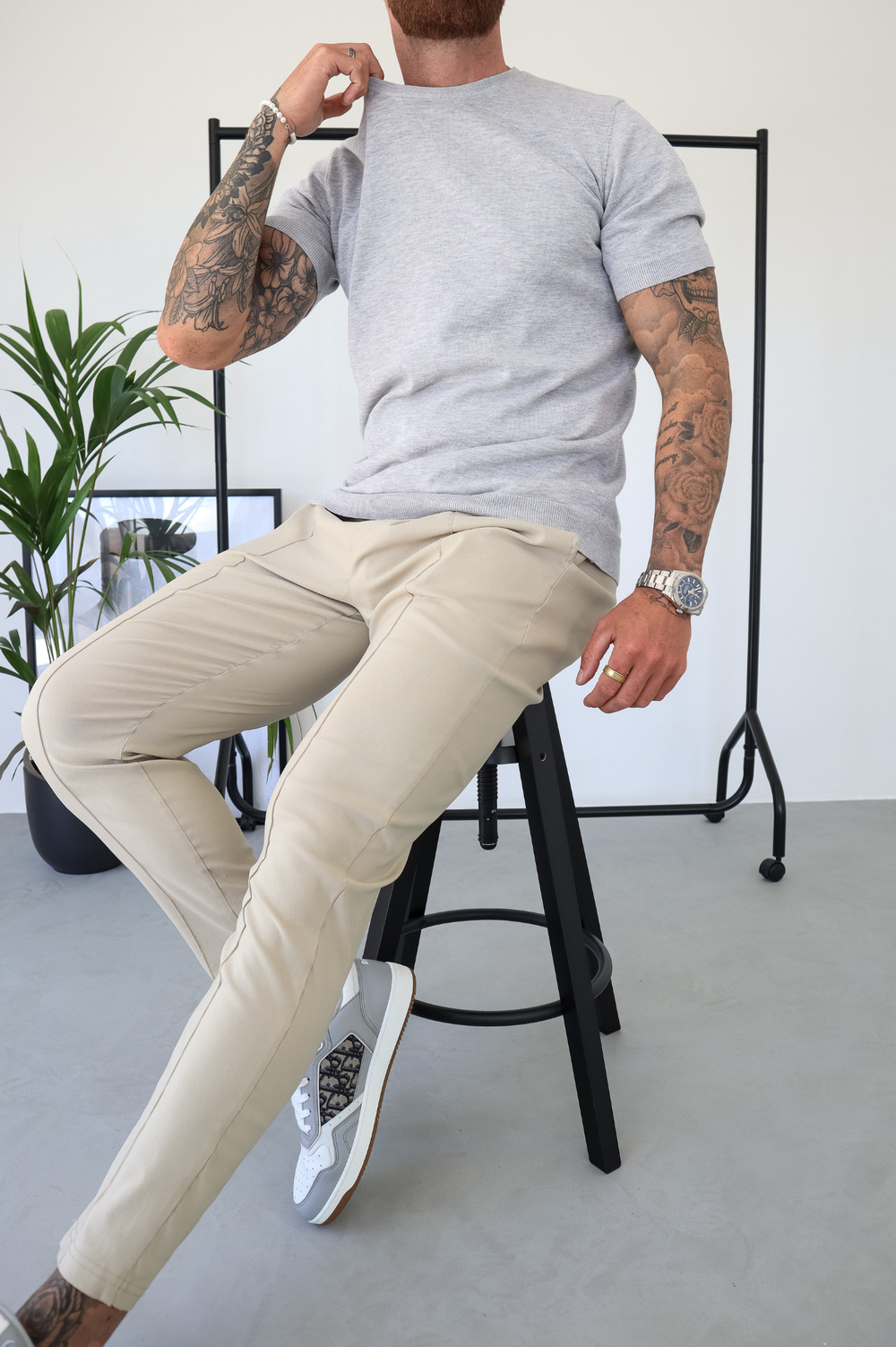 Capo Egyptian Cotton T-Shirt - Grey