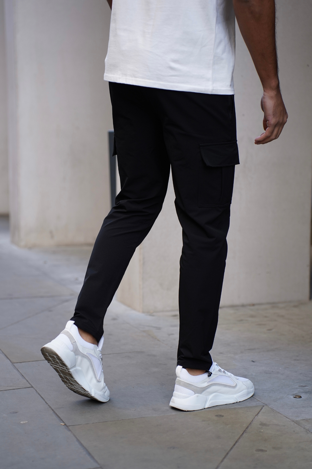 Capo UTILITY Cargohose mit Knebelverschluss V2 - Schwarz