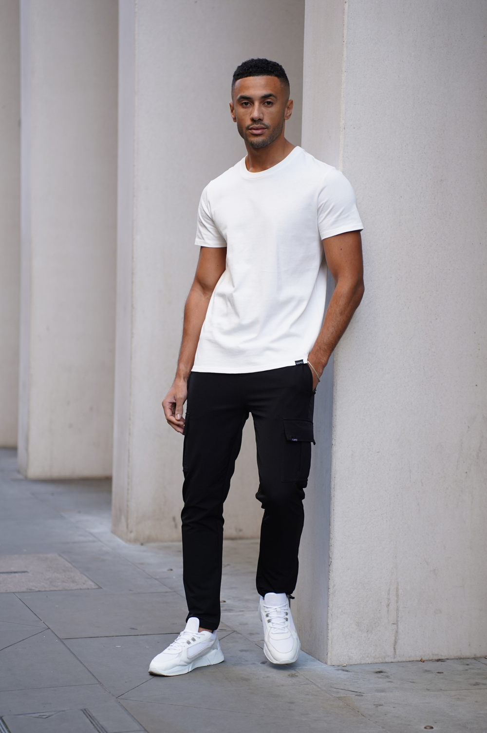 Capo UTILITY Cargohose mit Knebelverschluss V2 - Schwarz