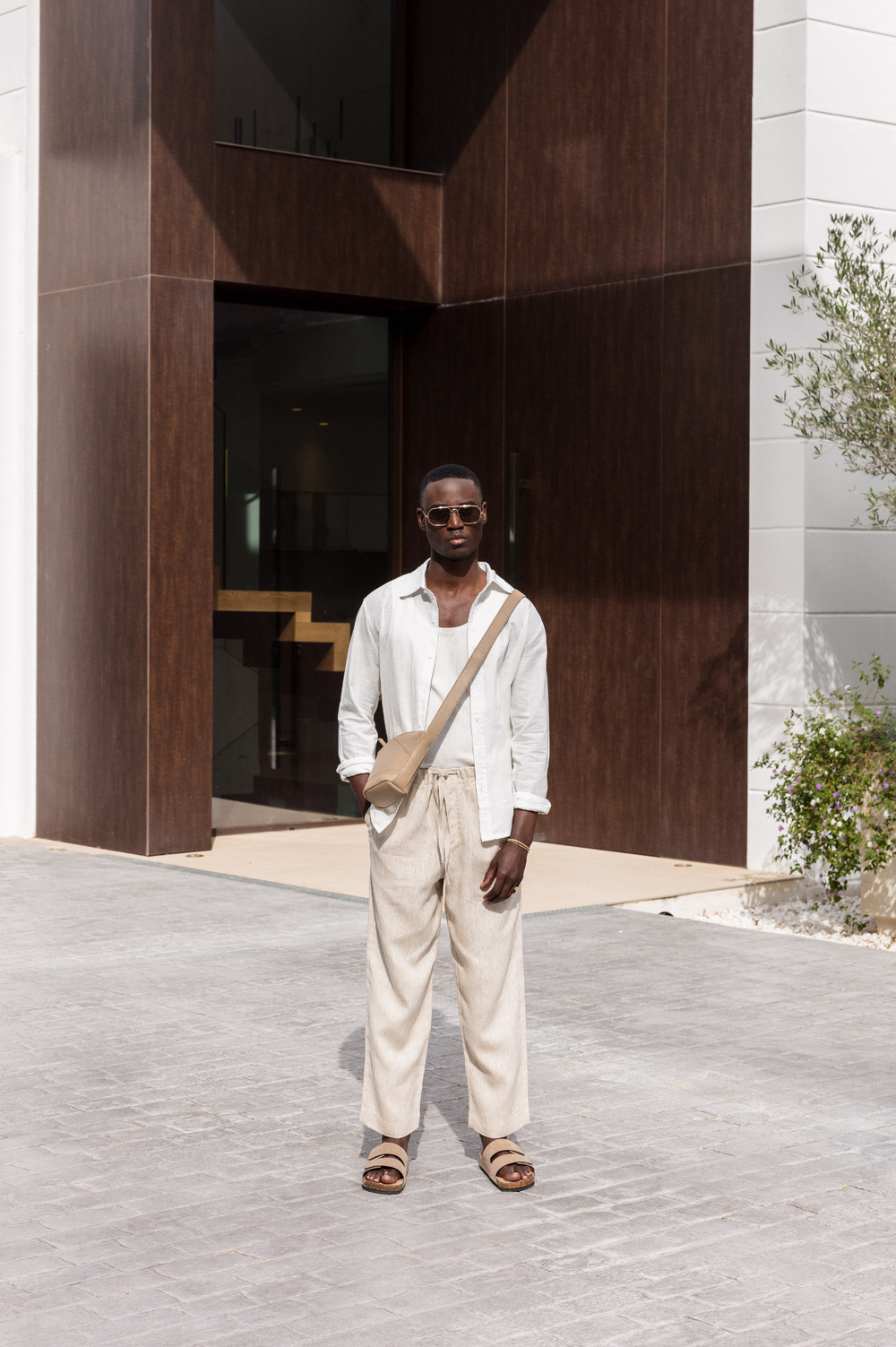 Capo LINEN LS Shirt - White