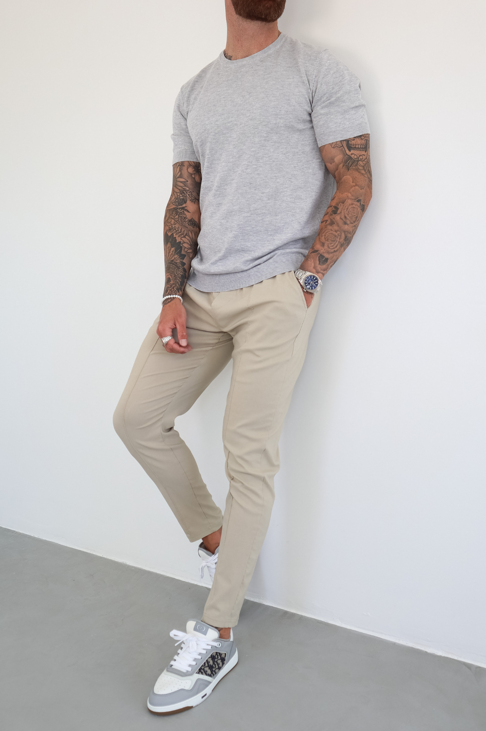 Capo Egyptian Cotton T-Shirt - Grey