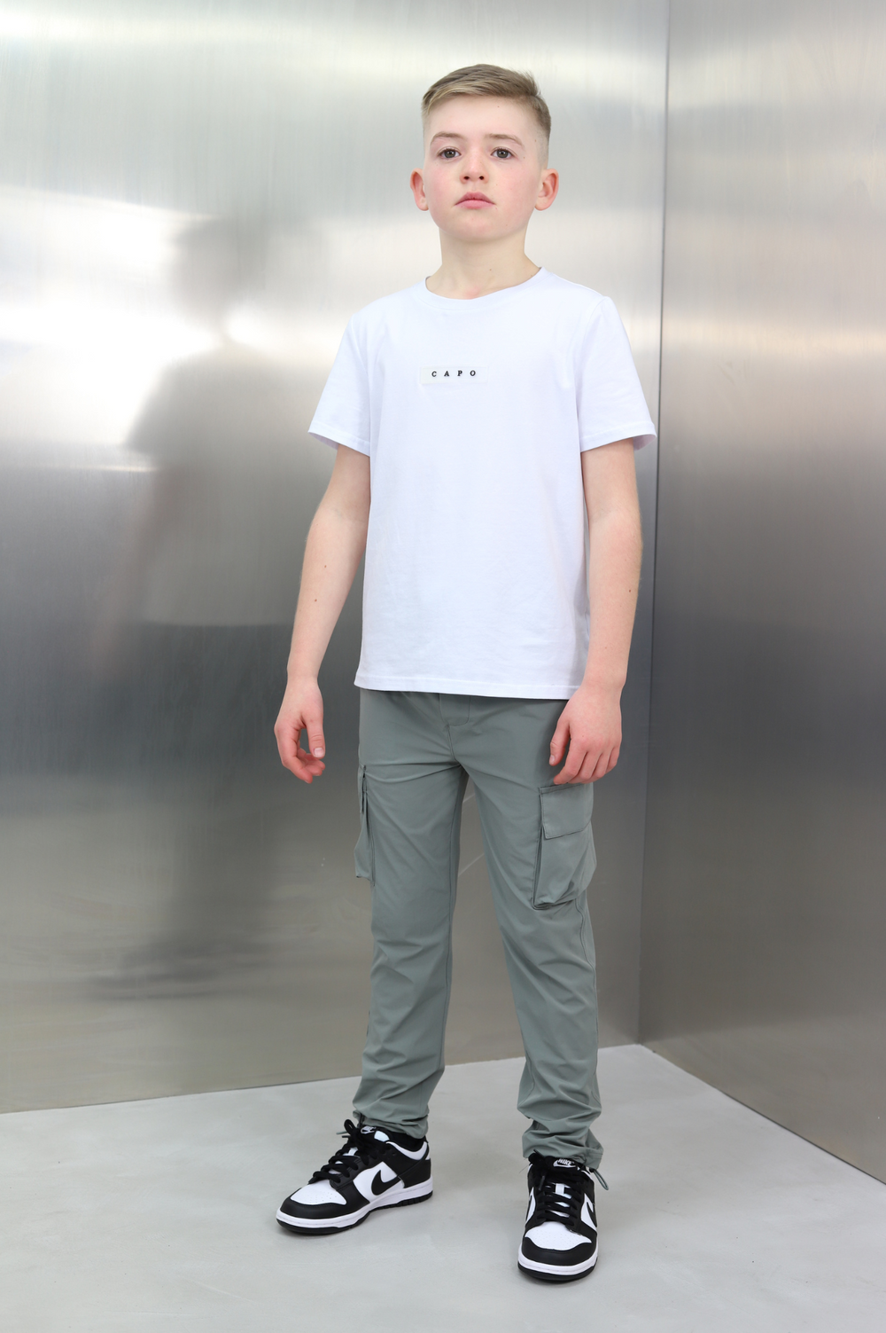 Capo KIDS - LIGHTWEIGHT Cargo Pant - Light Grey