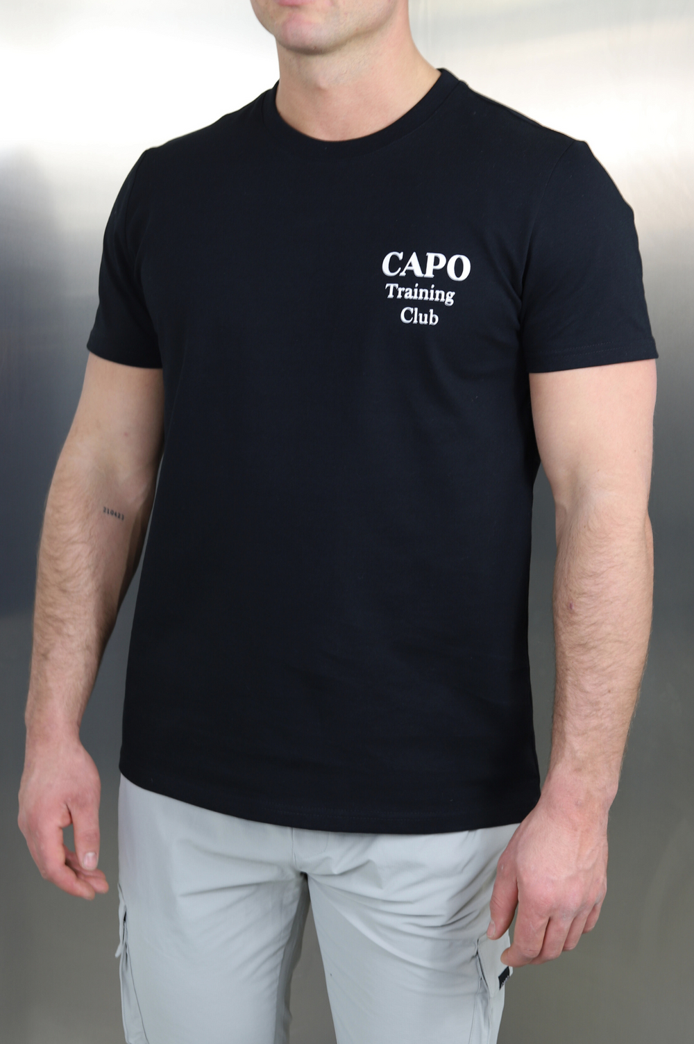 Capo TRAINING Club Print T-Shirt - Black